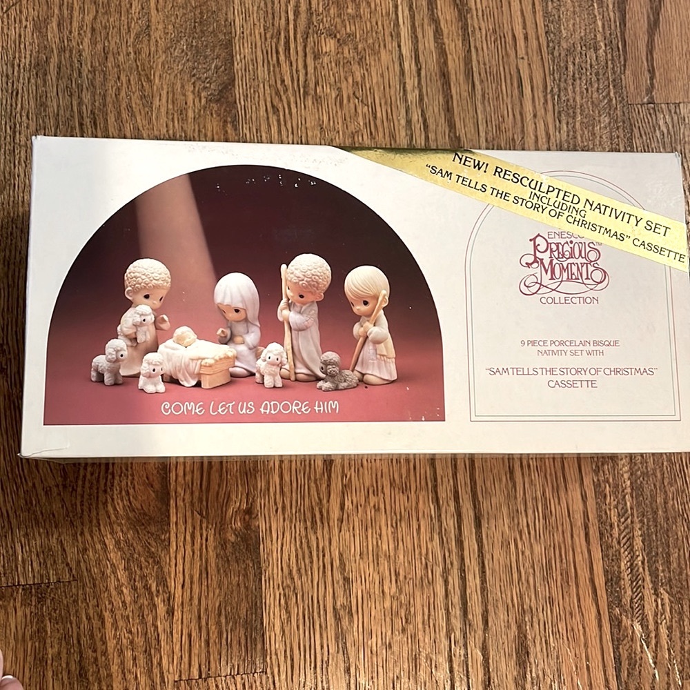 Precious Moments Nativity Scene | 9 pieces | Vintage 1986 - Picture 2 of 16